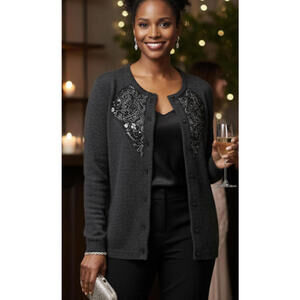 Cynthia Rowley Italian Merion Wool Women's Cardigan Sweater